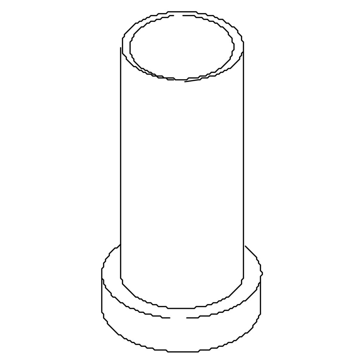 Kohler Genuine Parts Escutcheon, Threaded - Polished Chrome by Kohler Genuine Parts