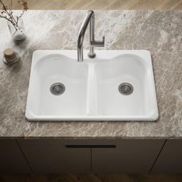 Kohler | Hartland | Drop In Kitchen Sink - White - image 2