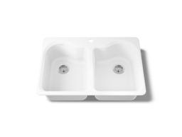 Kohler | Hartland | Drop In Kitchen Sink - White - image 1