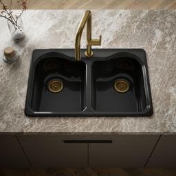 Kohler | Hartland | Drop In Kitchen Sink - Black - image 2