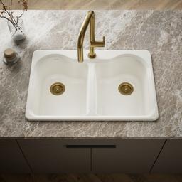 Kohler | Hartland | Drop In Kitchen Sink - Biscuit - image 2