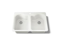 Kohler | Hartland | Drop In Kitchen Sink - Biscuit - image 1