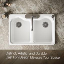 Kohler | Hartland | Drop In Kitchen Sink - White - image 4