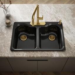 Kohler | Hartland | Drop In Kitchen Sink - Black - image 2