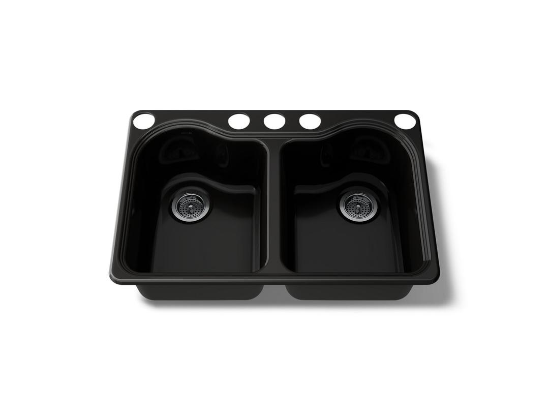 Kohler | Hartland | Undermount Kitchen Sink - Black by Kohler