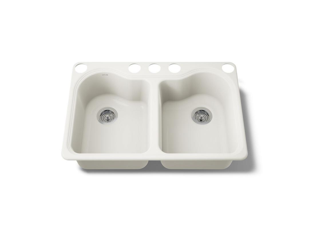 Kohler | Hartland | Undermount Kitchen Sink - Biscuit by Kohler