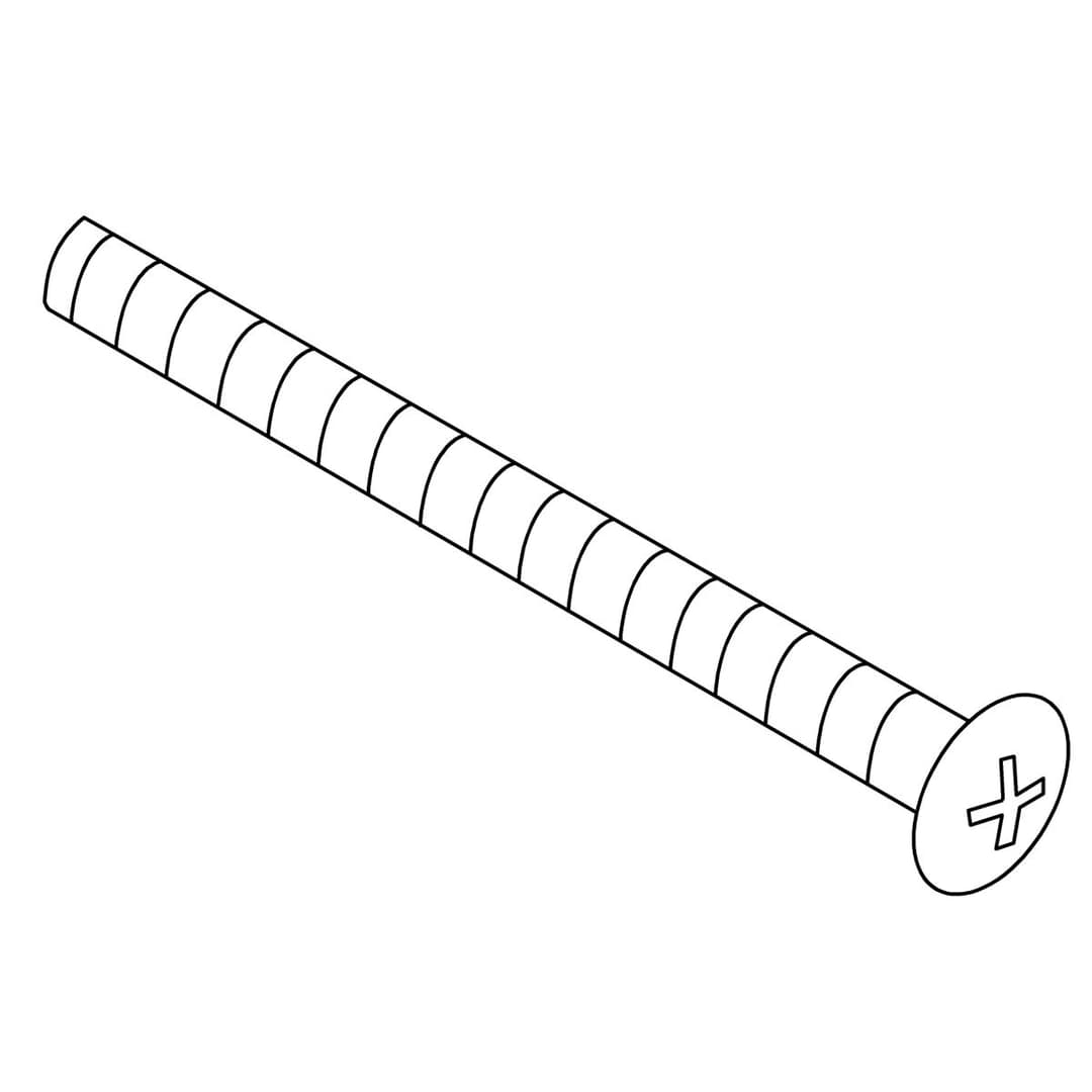 Kohler Genuine Parts Screw, 8-32 X 3.00, PAN by Kohler Genuine Parts