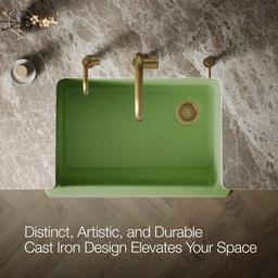 Kohler | Whitehaven | Kitchen Sink - Fresh Green - image 4