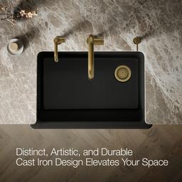 Kohler | Whitehaven | Undermount Kitchen Sink - Black - image 4