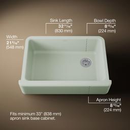 Kohler | Whitehaven | Kitchen Sink - Aspen Green - image 3