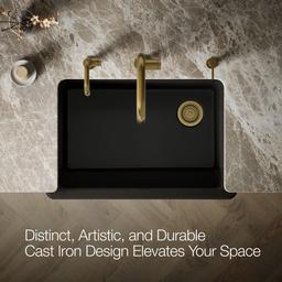 Kohler | Whitehaven | Self Trimming Kitchen Sink - Black - image 4