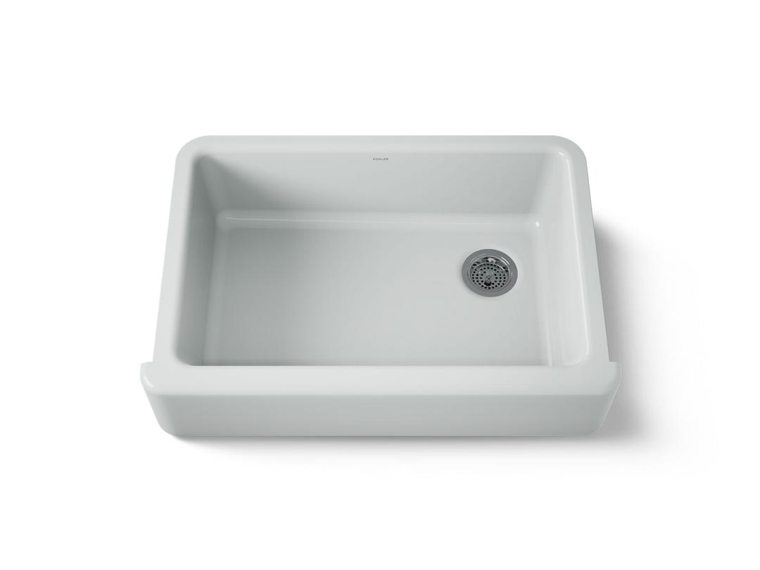 Kohler | Whitehaven | Self Trimming Kitchen Sink - Ice Grey by Kohler