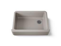 Kohler Whitehaven 32-3/4'' undermount single-bowl farmhouse kitchen sink - Truffle - image 1