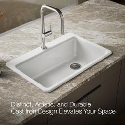 Kohler | Riverby | Drop In Kitchen Sink - White - image 4