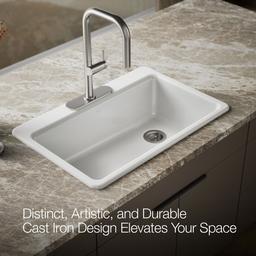 Kohler | Riverby | Drop In Kitchen Sink - White - image 4