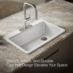Kohler | Riverby | Drop In Kitchen Sink - White - image 4