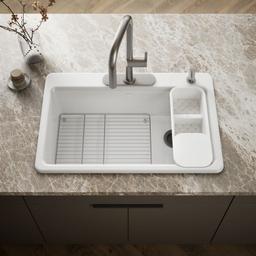 Kohler | Riverby | Drop In Kitchen Sink - White - image 2