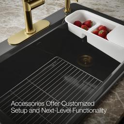 Riverby 33'' top-mount single-bowl workstation kitchen sink - image 6