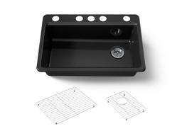 Kohler | Riverby | Undermount Kitchen Sink - Black - image 1