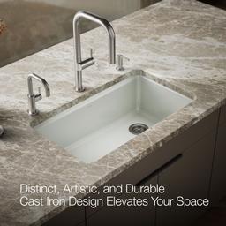 Kohler | Riverby | Undermount Kitchen Sink - Sea Salt - image 4