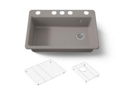 Kohler | Riverby | Undermount Kitchen Sink - Truffle - image 1