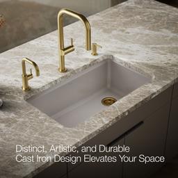 Kohler | Riverby | Undermount Kitchen Sink - Truffle - image 4