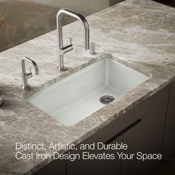 Kohler | Riverby | Undermount Kitchen Sink - Sea Salt - image 4