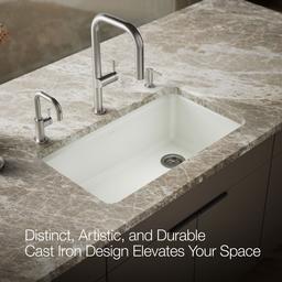 Kohler | Riverby | Undermount Kitchen Sink - Dune - image 4