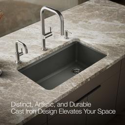 Kohler | Riverby | Workstation Kitchen Sink - Thunder Grey - image 4