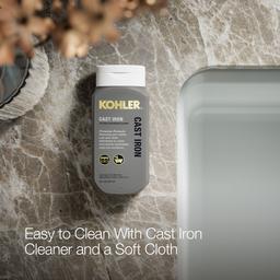 Kohler Riverby 25'' undermount single-bowl kitchen sink - Ice Grey - image 4