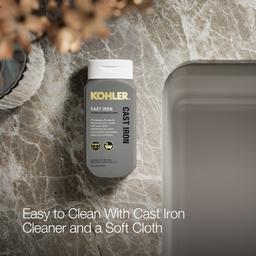 Kohler Riverby 25'' undermount single-bowl kitchen sink - Truffle - image 4