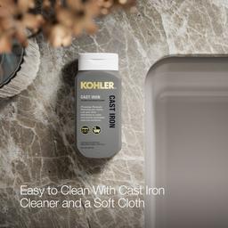 Kohler Riverby 25'' undermount single-bowl workstation kitchen sink - Truffle - image 3