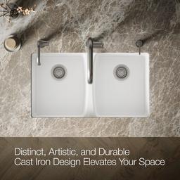 Deerfield 33'' undermount double-bowl kitchen sink - image 5