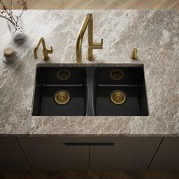 Deerfield 33'' undermount double-bowl kitchen sink - image 2