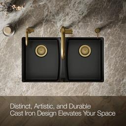 Deerfield 33'' undermount double-bowl kitchen sink - image 5