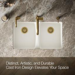 Deerfield 33'' undermount double-bowl kitchen sink - image 4