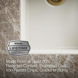 Deerfield 33'' undermount double-bowl kitchen sink - image 8