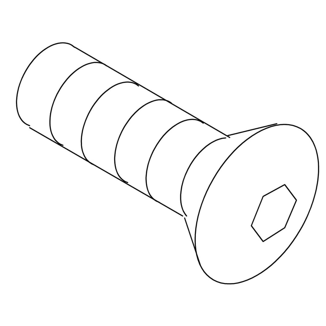 Screw 8-32 X .5 by Kohler Genuine Parts