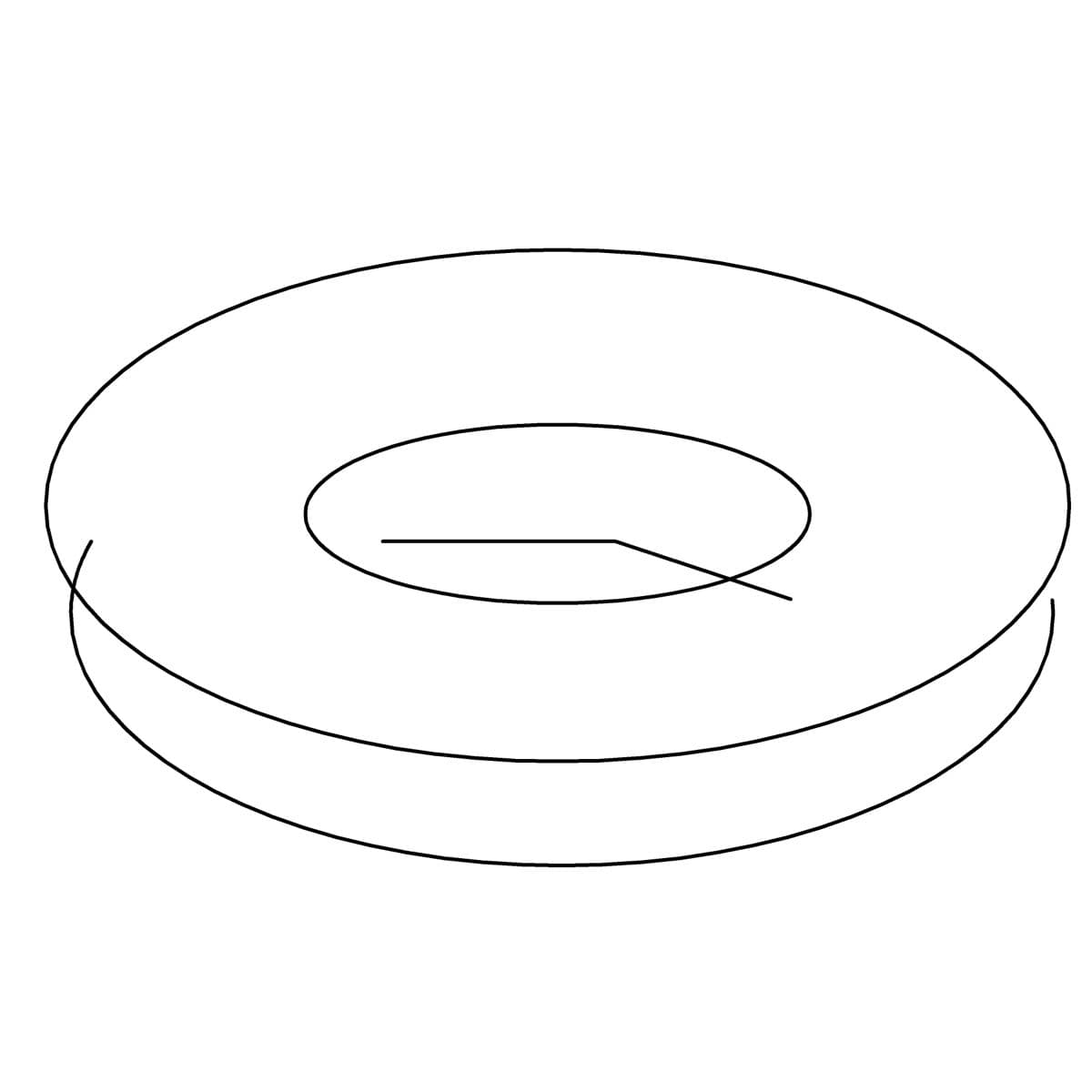Kohler Genuine Parts Washer, .203id X .734od by Kohler Genuine Parts