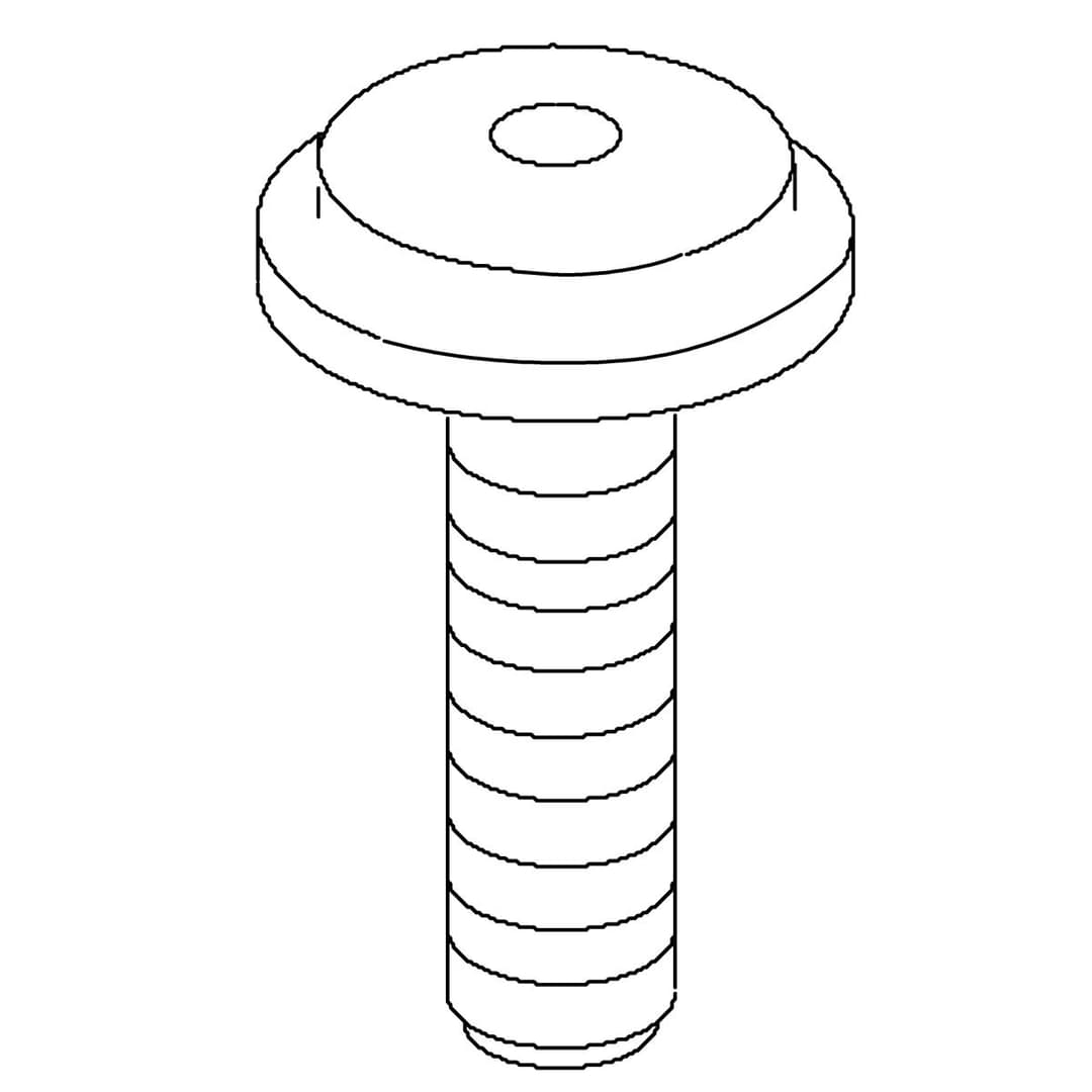 Kohler Genuine Parts Escutcheon, LIFT ROD - Vibrant Brushed Moderne Brass by Kohler Genuine Parts