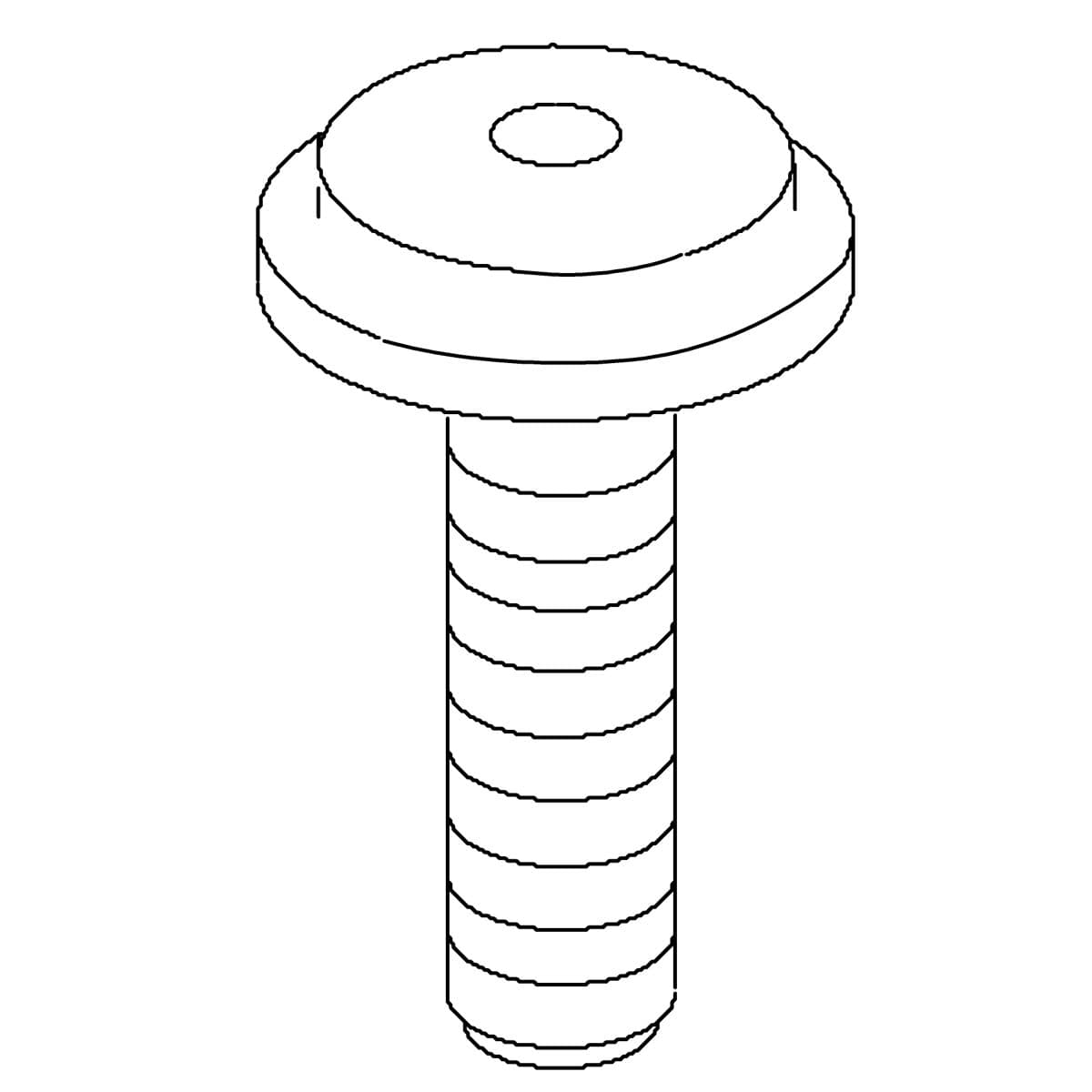 Kohler Genuine Parts Escutcheon, LIFT ROD - Brushed Chrome by Kohler Genuine Parts