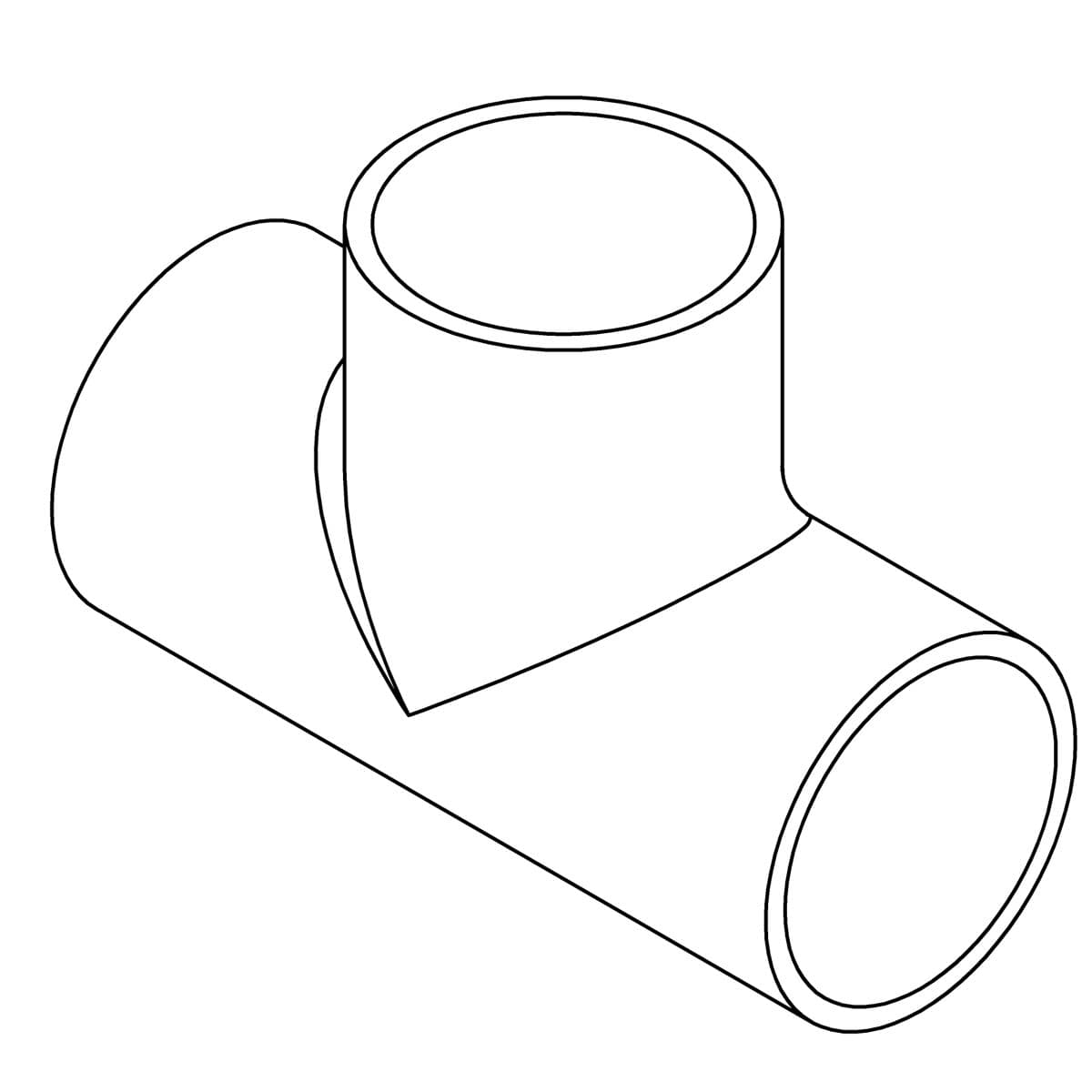 Tee 1/2" by Kohler Genuine Parts