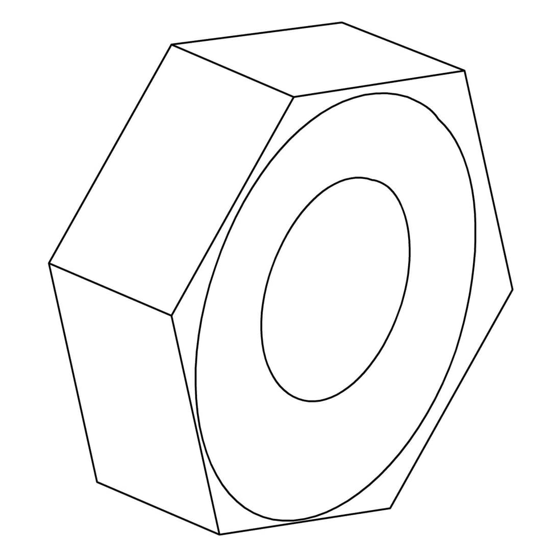 Nut, .375-16Unc-2B by Kohler Genuine Parts