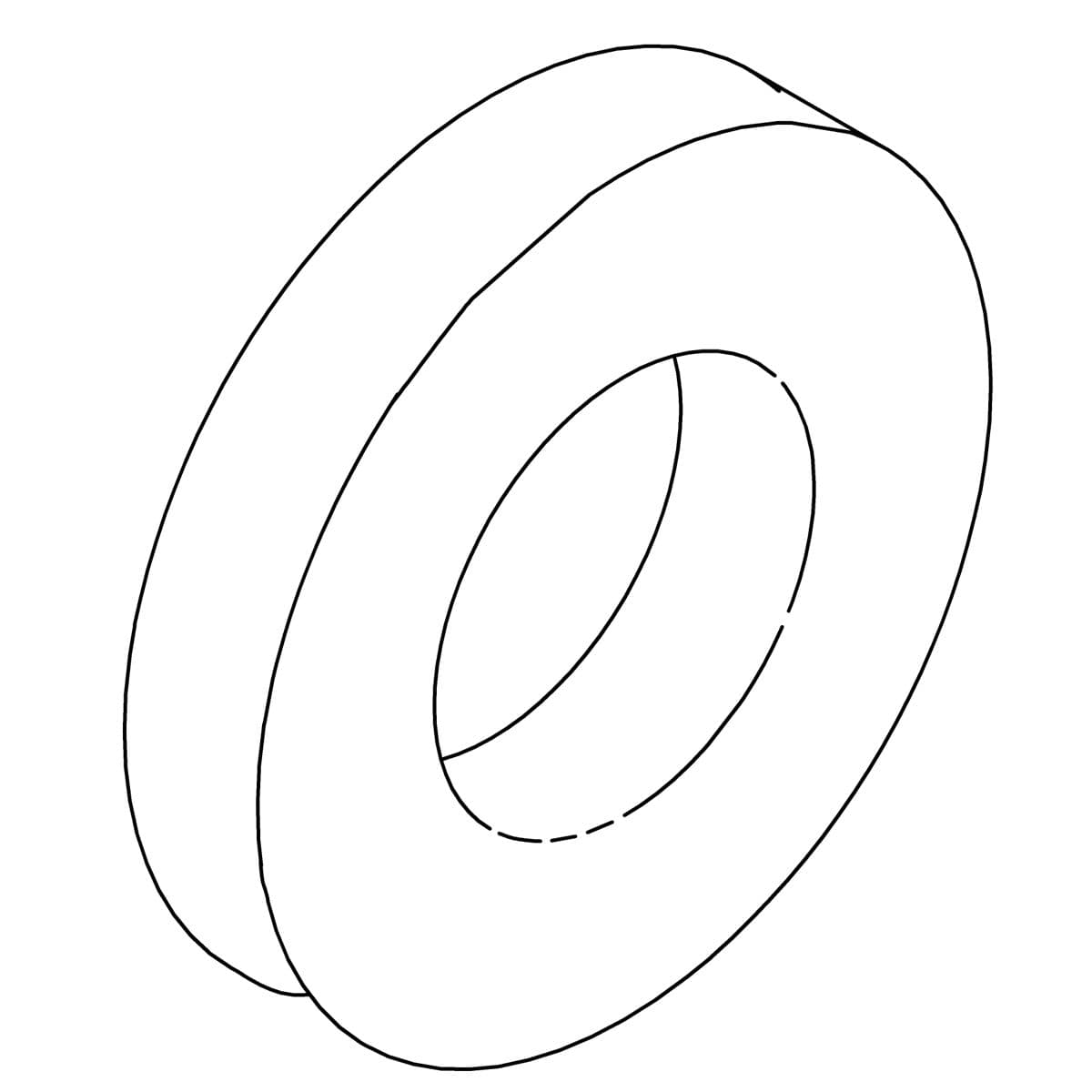 Kohler Genuine Parts Washer, Plain, .219 X .500 X .049 by Kohler Genuine Parts