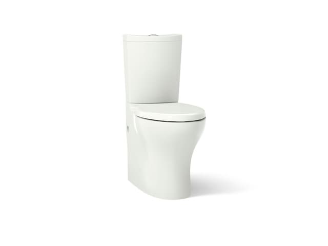 Kohler Persuade Curv Two-piece elongated toilet with skirted trapway, dual-flush - Dune