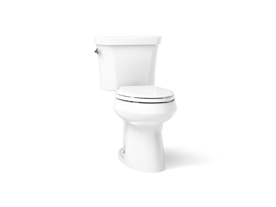 Kohler Highline Two-piece elongated toilet, dual-flush - White by Kohler