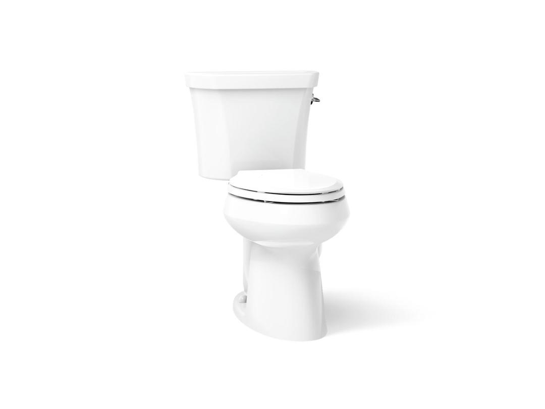 Kohler Highline Two-piece elongated toilet, dual-flush - White by Kohler