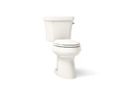 Kohler Highline Two-piece elongated toilet, dual-flush - Biscuit - image 1
