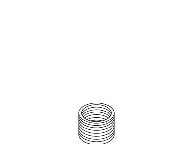 Kohler Genuine Parts Nipple, 1 1/2 X 1 3/4 by Kohler Genuine Parts