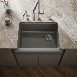Kohler | Whitehaven | Self Trimming Kitchen Sink - Thunder Grey - image 2